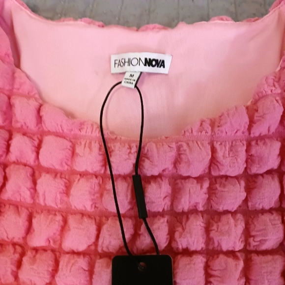 Bodysuit Sz Medium Fashion Nova Pink - Picture 5 of 6